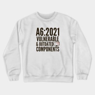 Secure Coding OWASP A6 2021 Vulnerable And Outdated Components Crewneck Sweatshirt